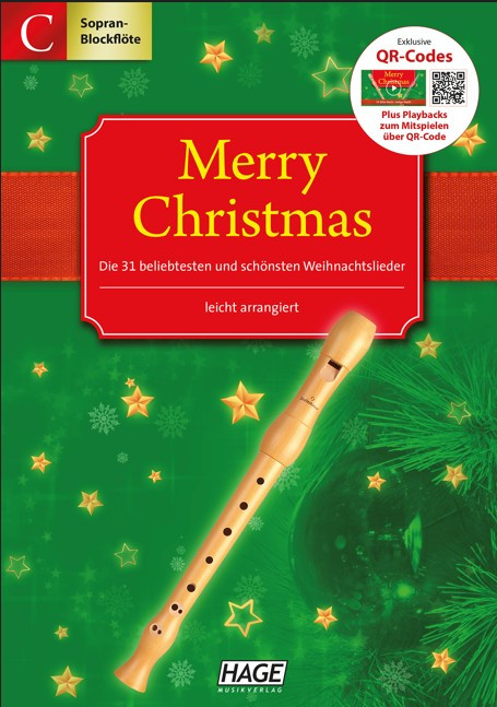 Vorderes Coverbild Merry Christmas (+QR-Codes)