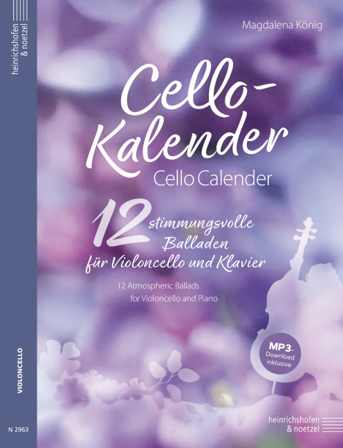 Vorderes Coverbild Cello-Kalender (Cello Kalendar) (+MP3-Download)
