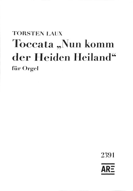 Vorderes Coverbild Toccata "Nun kommt der Heiden Heiland"
