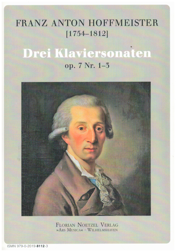 Vorderes Coverbild Drei Klaviersonaten op.7 Nr. 1-3