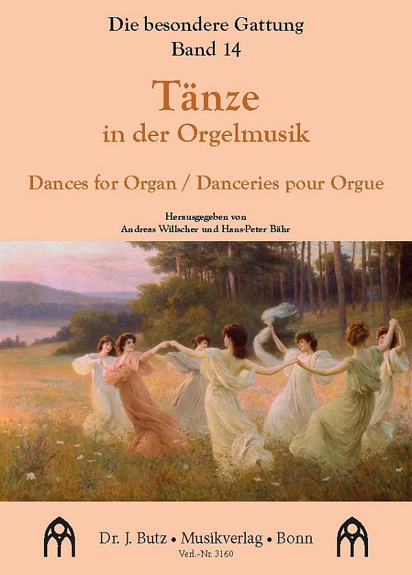Vorderes Coverbild Tänze in der Orgelmusik