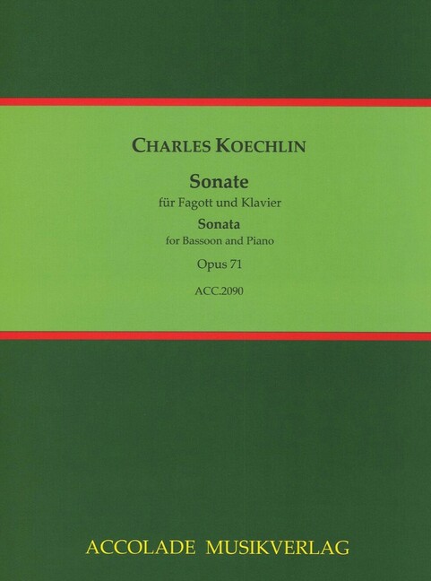 Vorderes Coverbild Sonate op.71