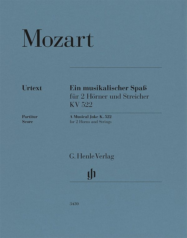Vorderes Coverbild Ein musikalischer Spaß KV522