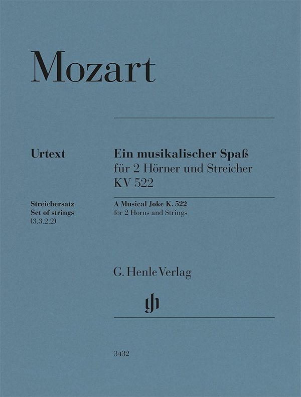 Vorderes Coverbild Ein musikalischer Spaß KV522