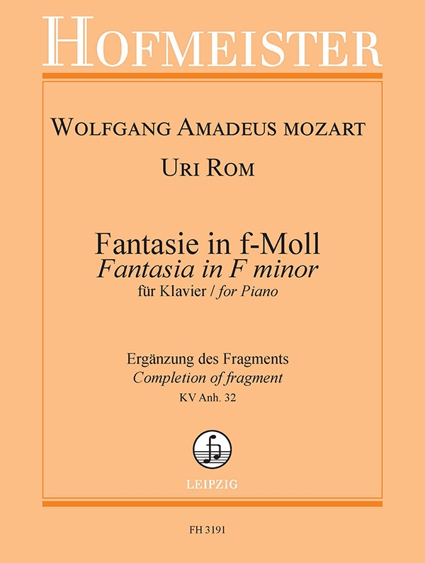Vorderes Coverbild Fantasie f-Moll