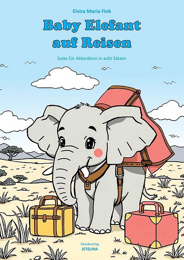 Vorderes Coverbild Baby Elefant auf Reisen