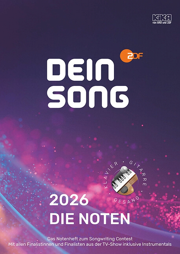 Vorderes Coverbild Dein Song 2026 - Die Noten (+QR-Code)