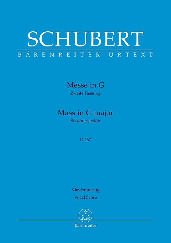 Vorderes Coverbild Messe in G D167 (zweite Fassung)