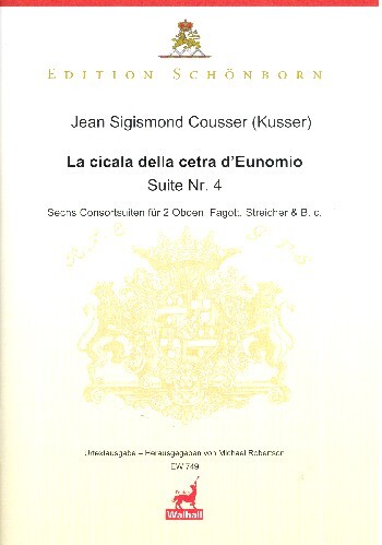 Vorderes Coverbild La cicala della cetra d'Eunomio Suite Nr.4 WD45