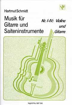 Vorderes Coverbild Musik für Gitarre und Saiteninstrumente Nr.1-4