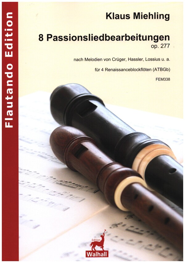 Vorderes Coverbild 8 Passionsliedbearbeitungen op.227
