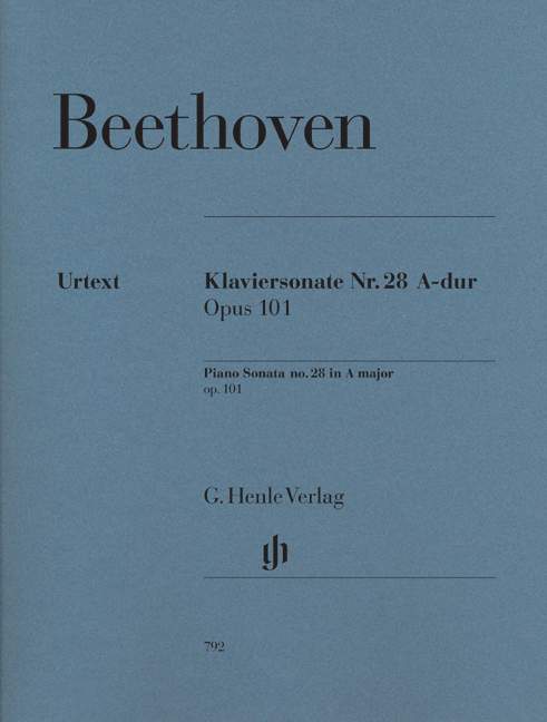 Vorderes Coverbild Sonate A-Dur Nr.28 op.101