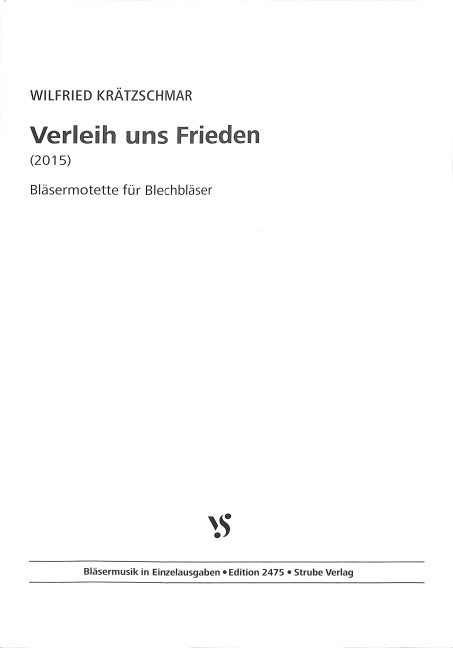 Vorderes Coverbild Verleih uns Frieden - Bläsermotette