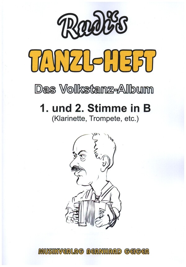 Vorderes Coverbild Rudis Tanzl-Heft - Das Volkstanz-Album
