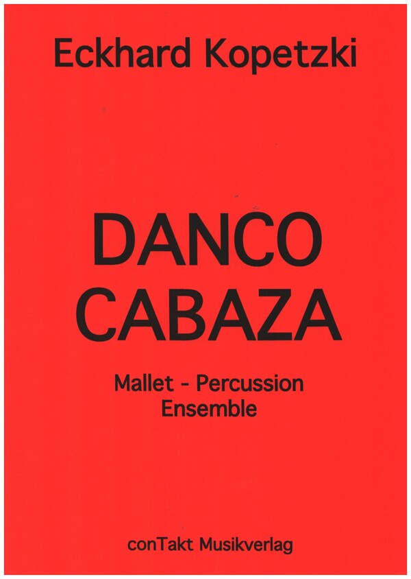 Vorderes Coverbild Danco Cabaza