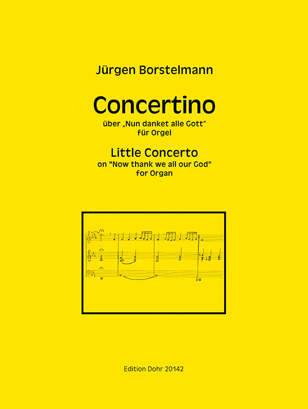 Vorderes Coverbild Concertino über "Nun danket alle Gott"