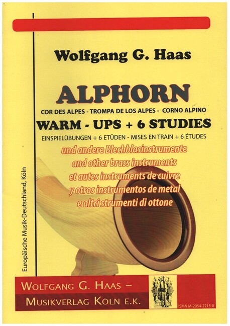 Vorderes Coverbild Warm Ups and 6 Studies