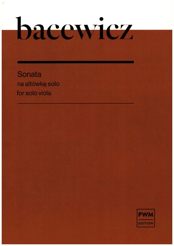 Vorderes Coverbild Sonata