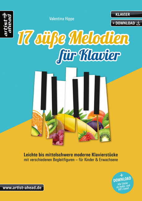 Vorderes Coverbild 17 süße Melodien (+Online Audio)