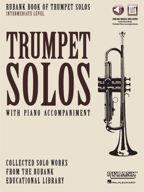 Vorderes Coverbild Trumpet Solos intermediate Level (+online media)
