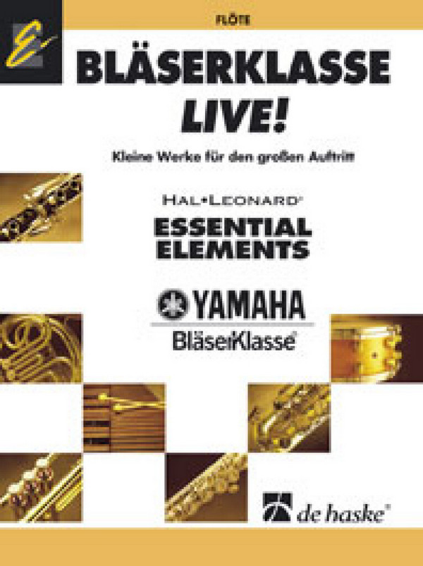 Vorderes Coverbild Bläserklasse live für Flöte