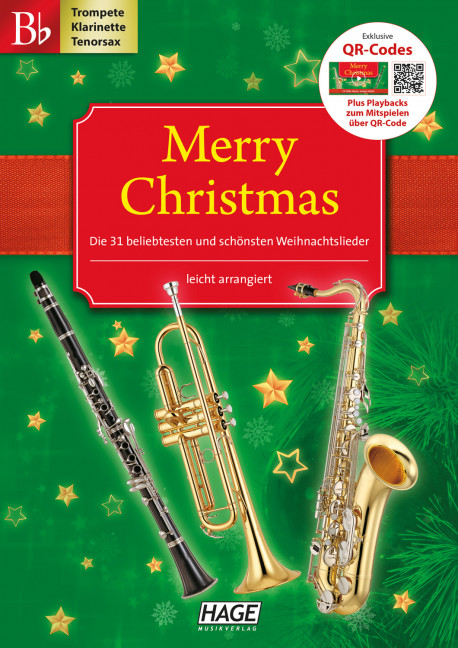 Vorderes Coverbild Merry Christmas (+QR-Codes)