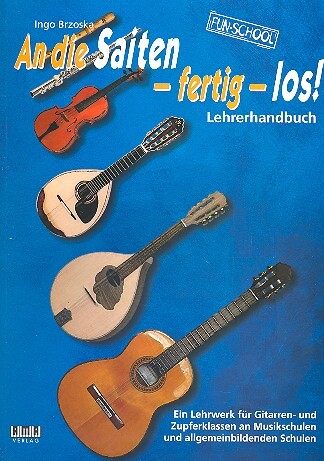 Vorderes Coverbild An die Saiten fertig los Lehrerbuch