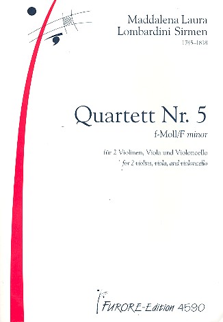 Vorderes Coverbild Quartett f-Moll Nr.5