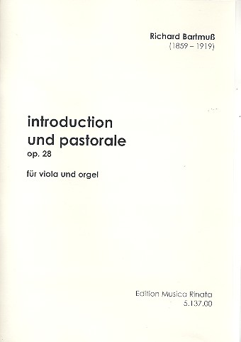 Vorderes Coverbild Introduction und Pastorale op.28