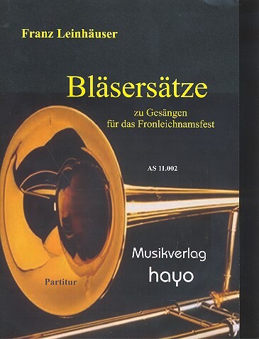 Vorderes Coverbild Bläsersätze zu Gesängen für das Fronleichnamfest