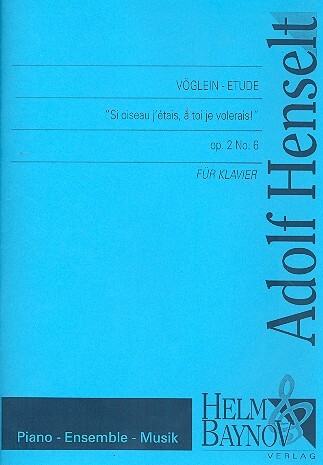 Vorderes Coverbild Vöglein-Etüde op.2,6