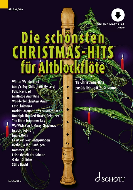 Vorderes Coverbild Die schönsten Christmas-Hits (+Online Audio)