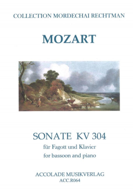Vorderes Coverbild Andante d-Moll nach der Violinsonate