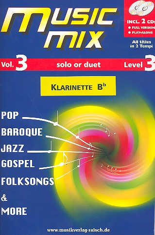 Vorderes Coverbild Music Mix vol.3 (+2 CD's)