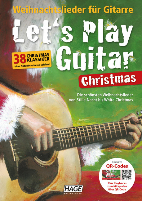 Vorderes Coverbild Let's play Guitar Christmas (+QR-Codes)