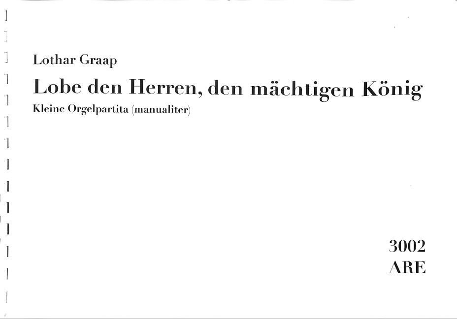 Vorderes Coverbild Lobe den Herren den mächtigen König