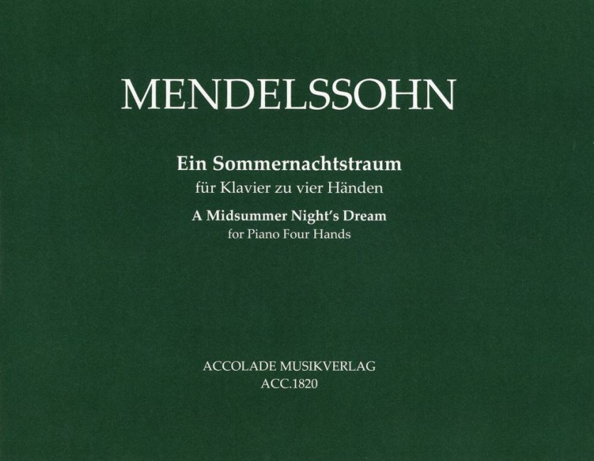 Vorderes Coverbild Ein Sommernachtstraum