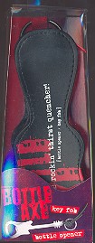 Vorderes Coverbild Flaschenöffner in Gitarrenform