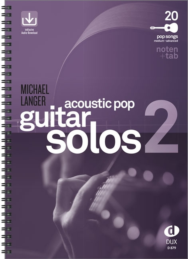 Vorderes Coverbild Acoustic Pop Guitar - Solos Band 2 (+Online Audio)
