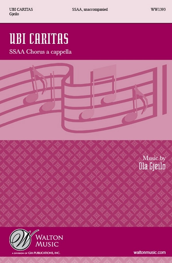 Vorderes Coverbild Ubi Caritas for female chorus (SSAA)