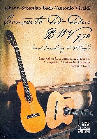 Vorderes Coverbild Concerto D-Dur BWV972 nach RV230