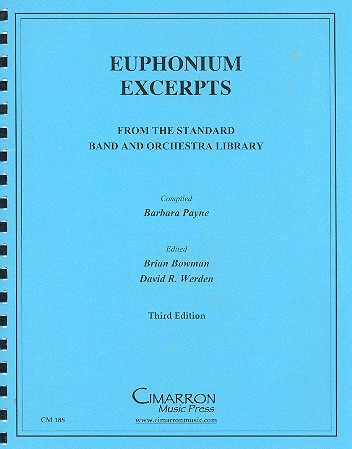 Vorderes Coverbild Euphonium Excerpts
