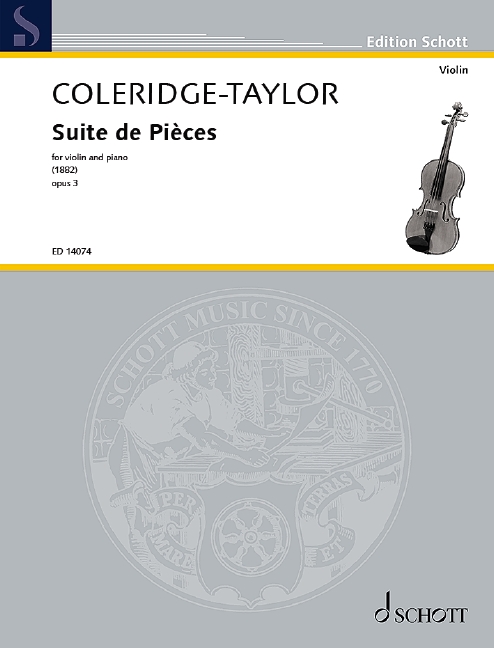 Vorderes Coverbild Suite de Pièces op.3