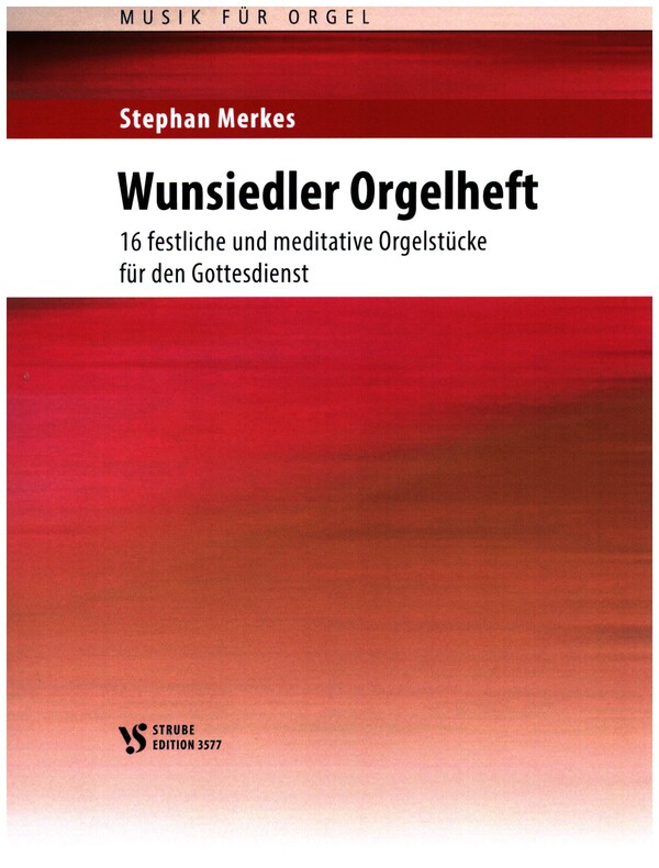 Vorderes Coverbild Wunsiedler Orgelheft