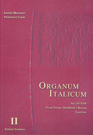 Vorderes Coverbild Organum Italicum vol.2 South Italy