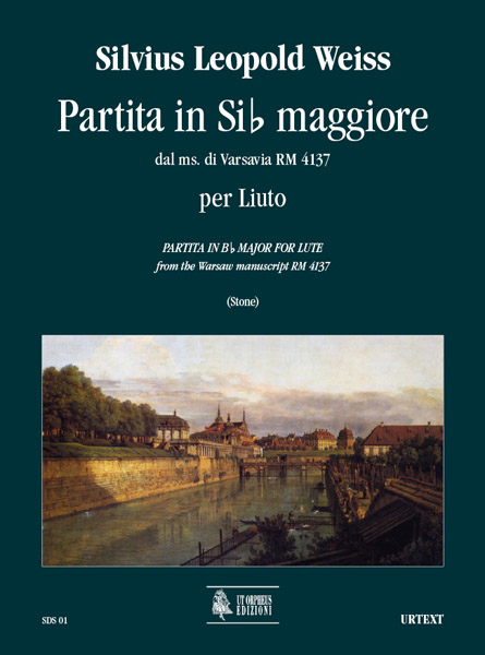 Vorderes Coverbild Partita si bemol maggiore per liuto
