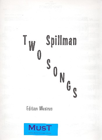 Vorderes Coverbild 2 Songs for baritone (bass trombone, tuba)