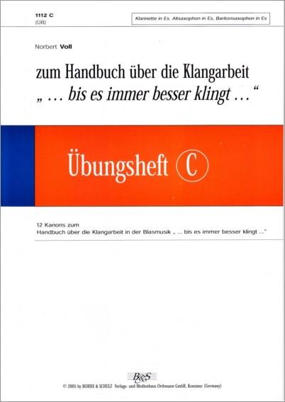 Vorderes Coverbild Bis es immer besser klingt Übungsheft C