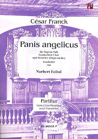 Vorderes Coverbild Panis Angelicus für Sopran solo,
