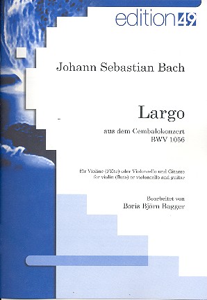 Vorderes Coverbild Largo aus dem Cembalokonzert BWV1056